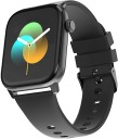 Ambrane Fitshot Flex 1.69 Lucid display with Real time Temperature Sensor and SPO2 Smartwatch  (Black Strap, Regular)