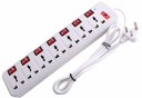 Kaltron Kaltron 7+7 Computer Powerstrip-(Cord Length-2 yards) 7  Socket Extension Boards  (White)