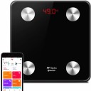 FitPlus Smart Body Fat Scale with Personal Dietician (3 Month) and Personal Trainer Session Body Fat Analyzer  (Black)