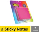 Post-It Magic Cubes 200 Sheets Pop-up, 4 Colors  (Set Of 1, Multicolor)