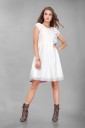Women Solid Linen Blend A-line Kurta  (White)