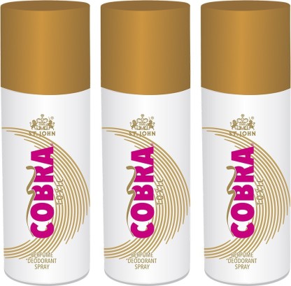 VI-JOHN Deo Cobra Toxic 150ml Pack of 3 Perfume Body Spray  -  For Men  (150 ml, Pack of 3)