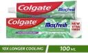 Colgate Max Fresh Clean Mint Imported Toothpaste  (100 ml)