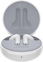 LG TONE Free HBS-FN6 UV Nano 99.9% Bacteria Free with British Meridian Sound Bluetooth Headset  (White, True Wireless)