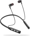 Aroma NB119 Jersey - 48 Hours Playtime Fast Charging Wireless Bluetooth Neckband Bluetooth Headset  (Black, In the Ear)