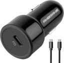 Ambrane 3 Amp Qualcomm Certified Turbo Car Charger  (Black, With USB Cable)