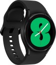 SAMSUNG Watch 4 44mm Super AMOLED with bluetooth calling and body composition tracking Smartwatch  (Black Strap, Free Size)