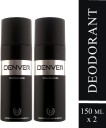 DENVER Black Code Body Deodorant Spray  -  For Men  (300 ml, Pack of 2)