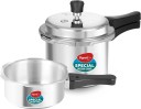 Pigeon Special Combi Pack 2 L, 3 L Induction Bottom Pressure Cooker  (Aluminium)