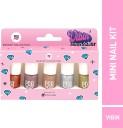 MyGlamm POPxo Makeup Collection -Mini Nail Kit Vibin'  (Pack of 5)