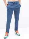 Men Solid Blue Track Pants