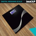 Pristyn care Weight Machine Digital Pro Max Ultra 2.0 | Premium Wave Design Heavy Duty Electronic Thick Tempered Glass LCD Display Digital Personal Bathroom Health Body Weight Bathroom Weighing Scale | Weight Ccale Digital |Digital Weighing Machine | Digital Weight Machine| Electronic Weighing Scale | Weight Scale For Human Body Powered by beatXP Weighing Scale  (Black 1)