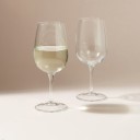 WONDERCHEF (Pack of 2) Bormioli White Wine Glass Set Wine Glass  (280 ml, Glass, Clear)