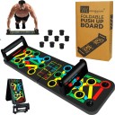 Manogyam 10in1Portable PushUp Board with Strong GripHandle for ChestPress Home&Gym Exercise Push-up Bar  (Black)