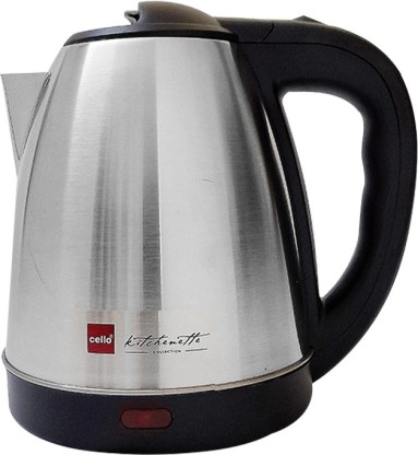 cello Electric Kettle Quick Boil- Popular, Black, 1.5 Ltr Electric Kettle  (1.5 L, Black)