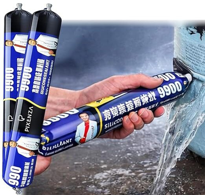HGCARTIFY 9900 Waterproof Silicone Sealant for Roof Leakage Repair &Concrete Waterproofing Crack Filler (750 g)