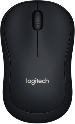 Logitech B175 / Optical Tracking, 12-Months Battery Life, Ambidextrous Wireless Ambidextrous Optical Mouse  (2.4GHz Wireless, Black)