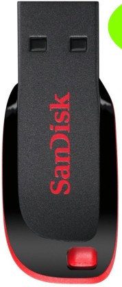 SanDisk Cruze Blade SDCZ50 64 GB Pen Drive  (Red, Black)