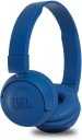 JBL T450BT Extra Bass with Voice Assistant Support Lightweight Flat Foldable Bluetooth Headset  (Blue, On the Ear)
