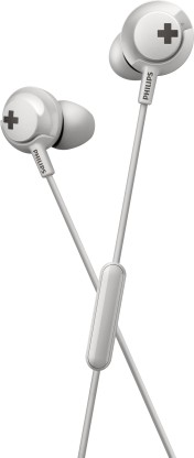 Philips SHE4305WT/00 Wired Headset  (White, Wired in the ear)