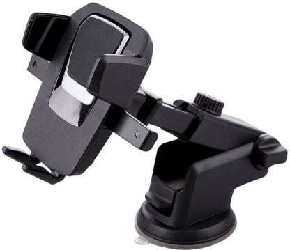 Bluedrum Car Mobile Holder for Windshield, Dashboard  (Black, Silver)