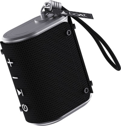 boAt Stone Grenade 5 W Portable Bluetooth Speaker  (Charcoal Black, Mono Channel)