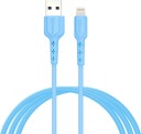 Portronics POR-228 Star 1.2 m Lightning Cable  (Compatible with Mobile, Blue, One Cable)