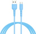 Portronics POR-227 Konnect Star 1.2 m Micro USB Cable  (Compatible with All Phones for Micro USB Devices, Blue, One Cable)
