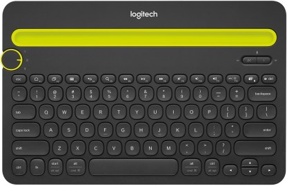 Logitech K480 Multidevice Bluetooth Tablet Keyboard  (Black)