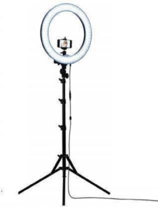 Hypex Portable 10" Ring LED Light With 3 Brightness Mode Featur Ring Flash  (Multicolor)