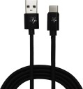Flipkart SmartBuy ACRBB1M01 1 m Braided Type C Cable (Compatible with Mobile, Tablet, Black, Sync and Charge Cable)  (Compatible with Mobile for Type-C Support, Black, One Cable)