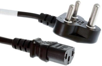 Terabyte TB-113 1.5 m Power Cord  (Compatible with DESKTOP CABLE, Black)
