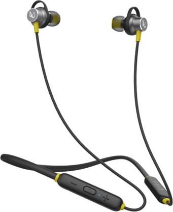 INFINITY by HARMAN Glide N120 Neckband with Advanced 12mm Drivers, Dual Equalizer, IPX5 Sweatproof Bluetooth Headset  (Black, Yellow, In the Ear)