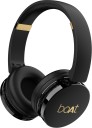 boAt Rockerz 370 Bluetooth Headset  (Buoyant Black, On the Ear)