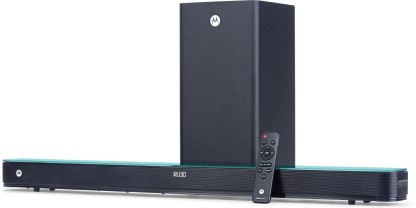 MOTOROLA AmphisoundX with HDMI Arc 120 W Bluetooth Soundbar  (Black, 2.1 Channel)