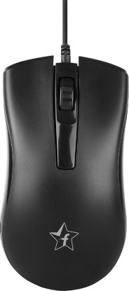 Flipkart SmartBuy M3001 Wired Optical Mouse  (USB 2.0, USB 3.0, Black)