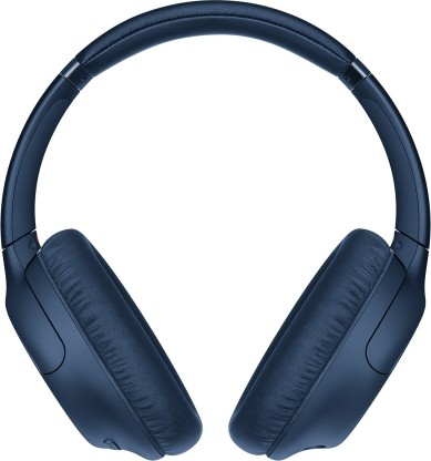 SONY WH-CH710N Active noise cancellation enabled Bluetooth Headset  (Blue, On the Ear)