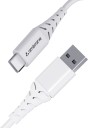 Ambrane USB Type C Cable 2.4 A 1 m ACT-10 Plus  (Compatible with Smartphones, White, One Cable)