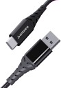Ambrane USB Type C Cable 1 m ACT-10 Plus  (Compatible with Smartphones, Black)
