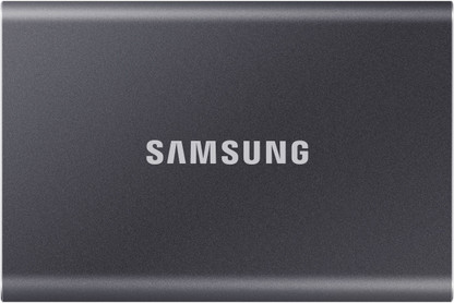 SAMSUNG T7 / 1050 Mbs / PC,Mac,Android / Portable,Type C Enabled / 3Y Warranty / USB 3.2 2 TB External Solid State Drive (SSD)  (Grey)