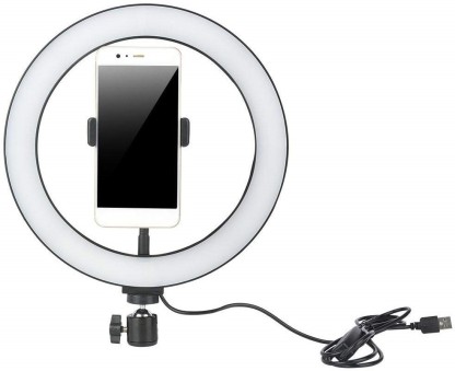 Oxhox Big Multiple Color Mode Led Selfie Ring Light for Photography, Video Shooting, Streaming, YouTube,Instagram, TIK Tok and Any Video making Compatible with Camera, Android and iOS Devices Ring Flash  (Assorted)