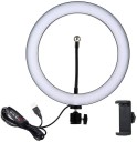 Oxhox Big Multiple Color Mode Led Selfie Ring Light Ring Flash  (Black)