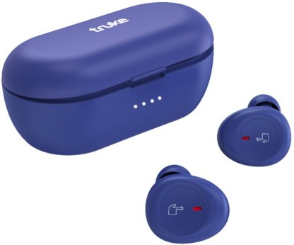 Truke Fit 1 Bluetooth Headset  (Blue, True Wireless)