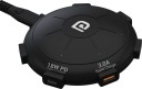 Portronics POR-1094 UFO PRO 6 Ports 60W Charging Station with PD + QC Output 60 W 12 A Mobile Charger with Detachable Cable  (Black)