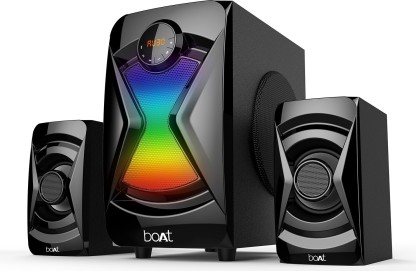 boAt Blitz 1500 Multimedia 50 W Bluetooth Home Theatre  (Premium Black, 2.1 Channel)