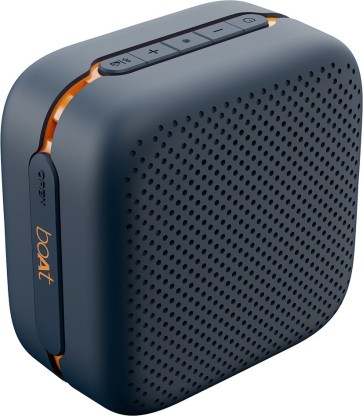 boAt Stone Cuboid 5 W Bluetooth Speaker  (Blue, Orange, Mono Channel)