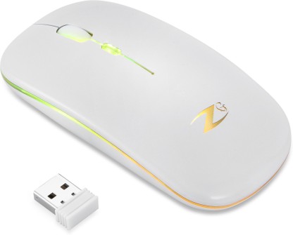 Zoook Blade Wireless Optical Mouse  (2.4GHz Wireless, White)