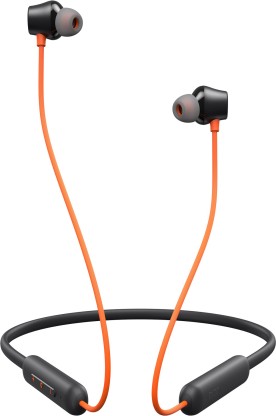 DIZO by realme TechLife Wireless Bluetooth Headset  (Orange, In the Ear)