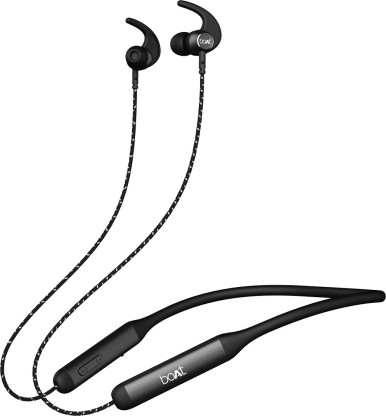 boAt Rockerz 333 Upto 30 Hours Battery Bluetooth Headset  (Active Black, In the Ear)
