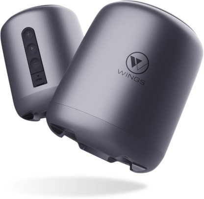 Wings WL-THUNDER-GREY 5 W Bluetooth Speaker  (Grey, Black, Mono Channel)